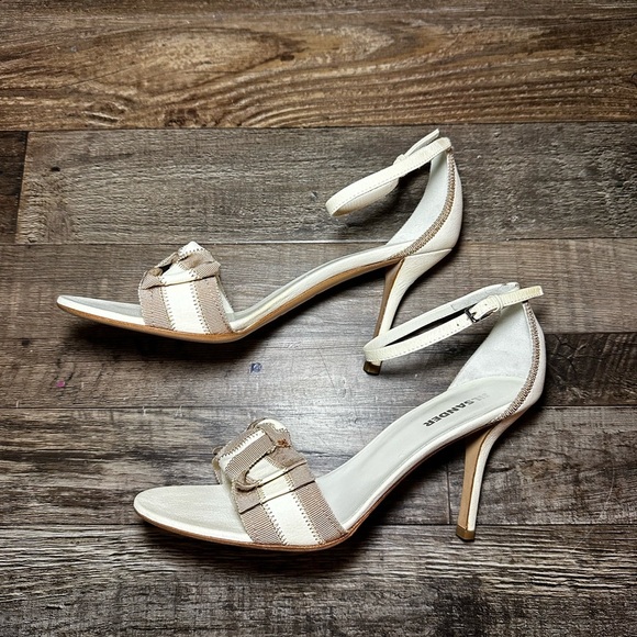 Jil Sander Buffalo Bow Heels Size 37.5 with Box - Picture 2 of 6